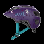 Scott Spunto Kid Deep Purple Blue LED-lykt 46-52 cm | Lilla sykkelhjelm til barn